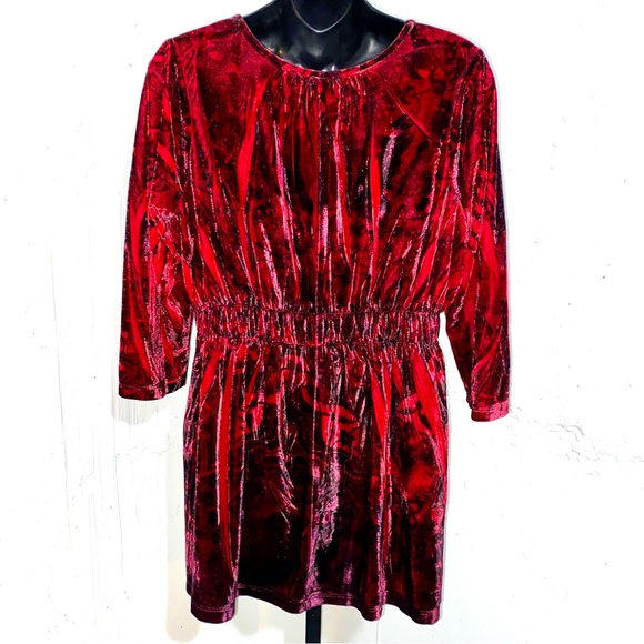 Apt. 9 Velvet Red & Black Blouse Size 1X - Picture 5 of 8